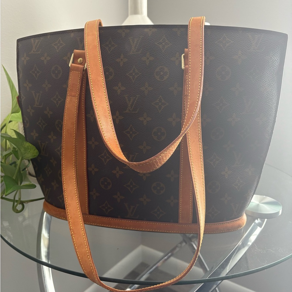 Louis Vuitton Brown Monogram Tote Bag